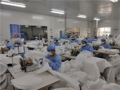 叮囑企業千萬不能掉鏈子,湖南省市場監管局督察口罩、防護服生產企業